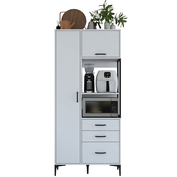 Hanah Home Armario Multiusos Blanco Hanah Home Armario Multiusos Blanco